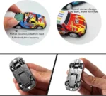 24 pc Mini Cartoon Car Set – রঙিন কার্টুন গাড়ির খেলনা সেট (শিশুদের জন্য) - Image 4