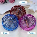 Flying Magic Ball Toys Led Magic Hand Controlled Spinner 360° Rotating Toy