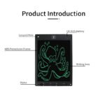 LCD Writing Tablet 8.5 Inch Reusable Digital Writing and Drawing Pad for Kids