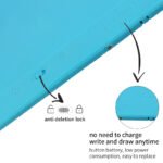 LCD Writing Tablet 8.5 Inch Reusable Digital Writing and Drawing Pad for Kids