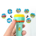 Mini Projector Kids Projection Flashlight Torch Toy with 24 Picture Slides | Educational Story Projector for Kids - Image 7