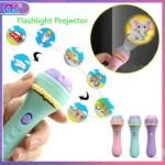 Mini Projector Kids Projection Flashlight Torch Toy with 24 Picture Slides | Educational Story Projector for Kids - Image 4