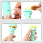 Mini Projector Kids Projection Flashlight Torch Toy with 24 Picture Slides | Educational Story Projector for Kids - Image 3