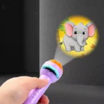 Mini Projector Kids Projection Flashlight Torch Toy with 24 Picture Slides | Educational Story Projector for Kids - Image 2